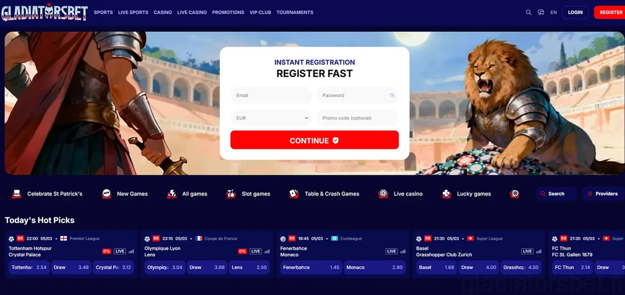 Gladiatorsbet Casino Casino